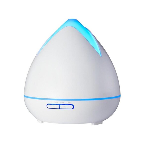 Essential Oils Ultrasonic Aromatherapy Diffuser Air Humidifier + 3 Oils 400ML White