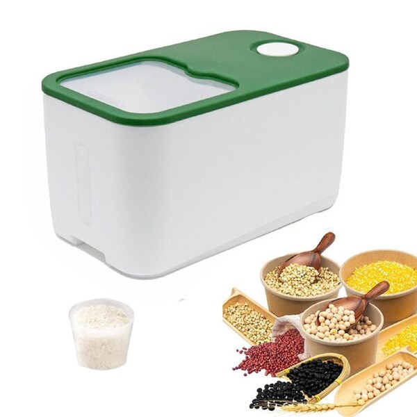 Catzon Large Laundry Pods Container with Slide Lid Holds 10KG OR 240-300 Pods-Green