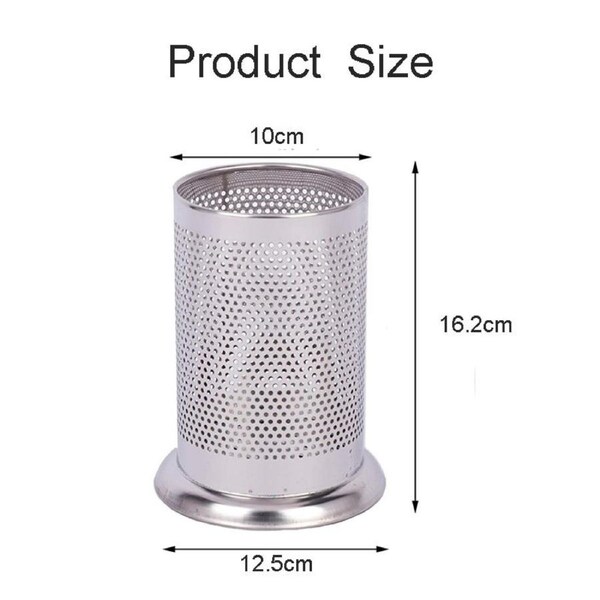 Catzon Utensil Holder for Kitchen Counter Stainless Steel Spatula Holder-C