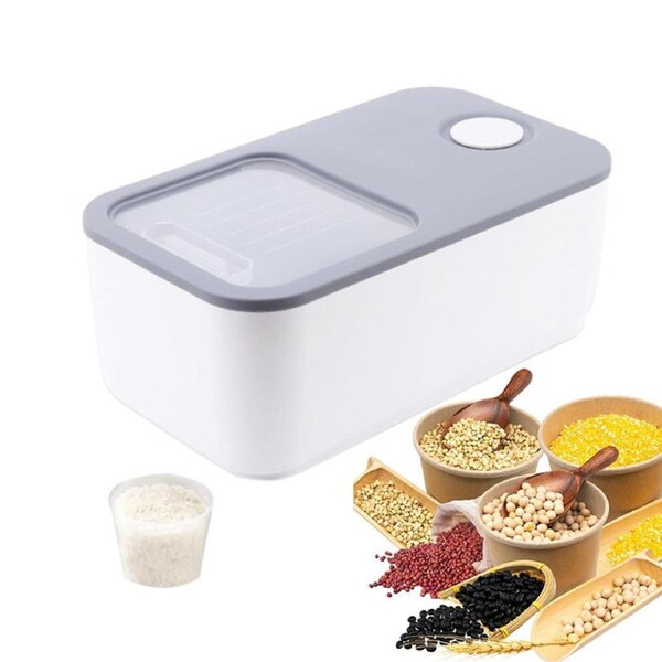 Catzon Large Laundry Pods Container with Slide Lid Holds 10KG OR 240-300 Pods-Grey