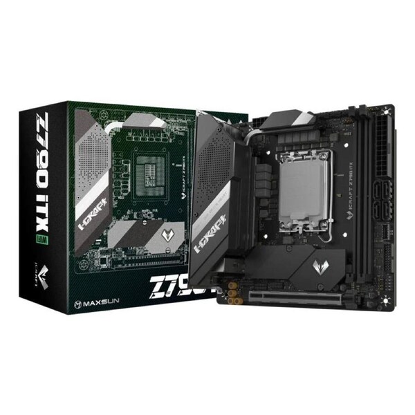 MAXSUN iCraft Z790ITX Wifi Gaming Motherboard Intel Z790 LGA1700 DDR5 Mini-ITX MS-IC-Z790ITX-WIFI