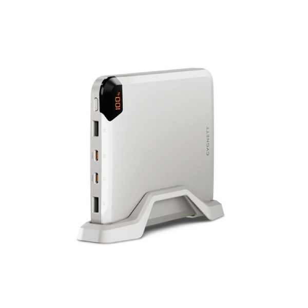 Cygnett ChargeUp 25K mAh Laptop Power Bank with Stand (Champagne)