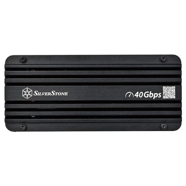 SilverStone SuperSpeed 40Gbps+ USB-C NVMe M.2 SSD Enclosure (SST-MS12B-40G)