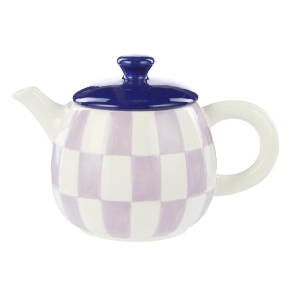 Emporium Check Teapot