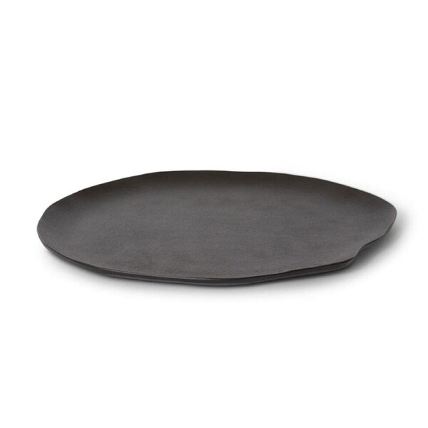 E Style Decor Abelia Decorative Tray Tabletop Home Display 42cm Round Black
