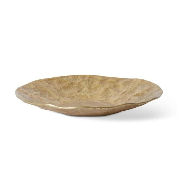 E Style Decor Odette Decorative Bowl Tabletop Home Display 40cm Round Gold