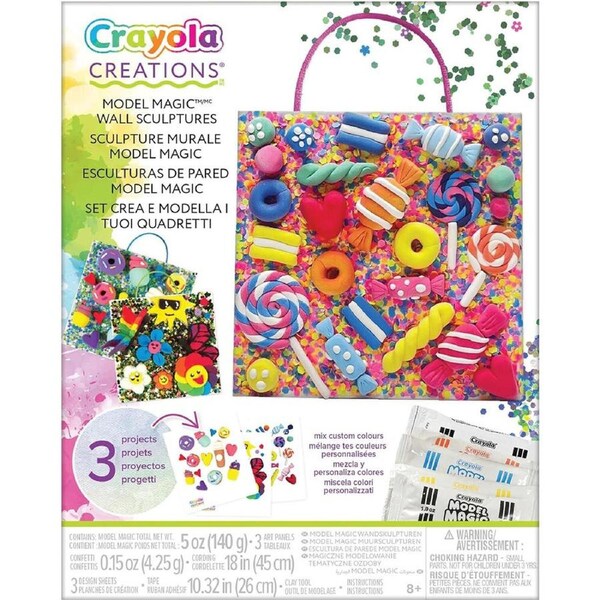 Crayola Creations Model Magic Wall Sculptures DIT Art & Craft Kit Kids 8y+