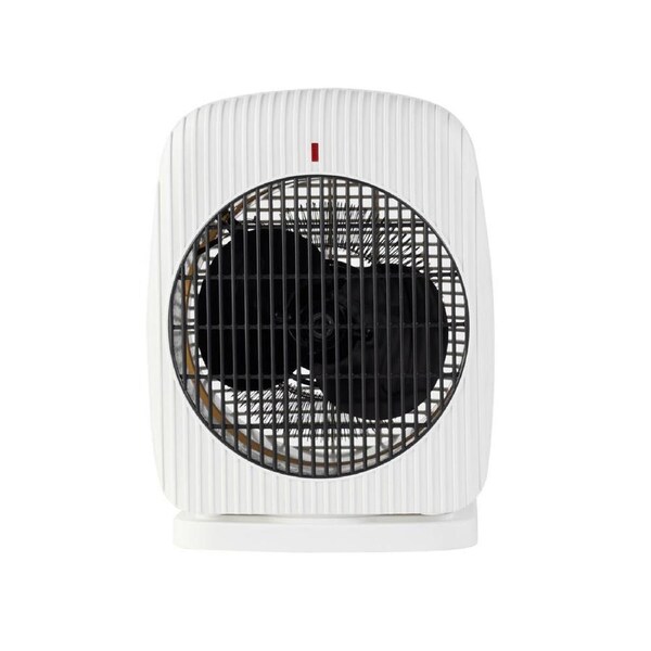 Goldair 2400W Upright Portable Compact Oscillating Fan Heater 20.5x27cm White