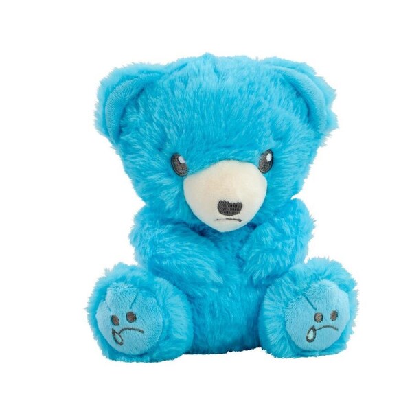 Mood Bears Sad Bear Mini Moods Emotion Plush Mood Toy 12x16cm Blue Kids 3y+
