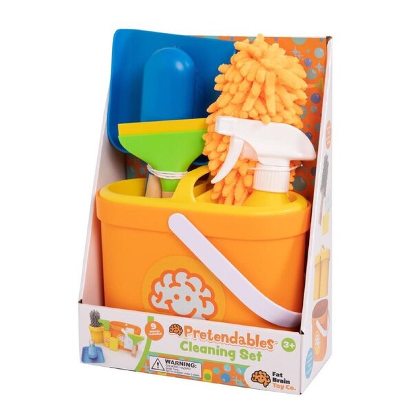 Fat Brain Toys Pretendables Cleaning Set Role Play Educational Toy Kids 3y+