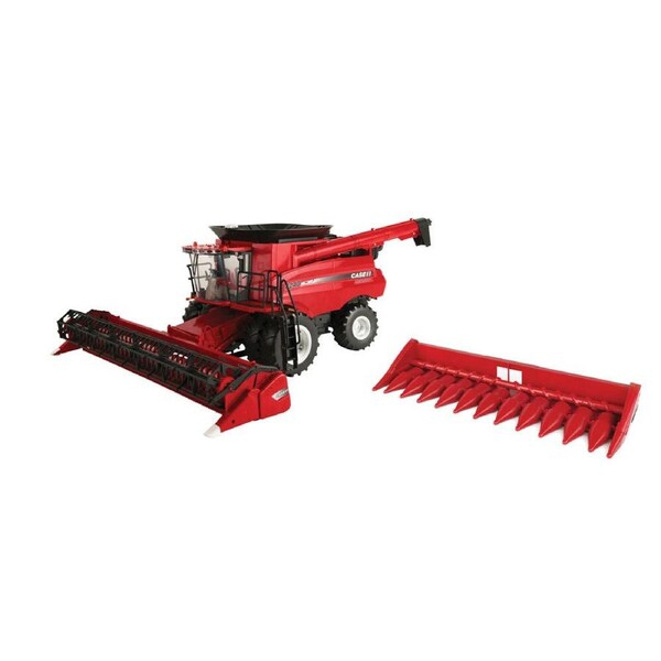 Big Farm 1:16 IH 8240 Combine w/ Grain & Corn Head Farm Toy 66x44cm Red 3y+