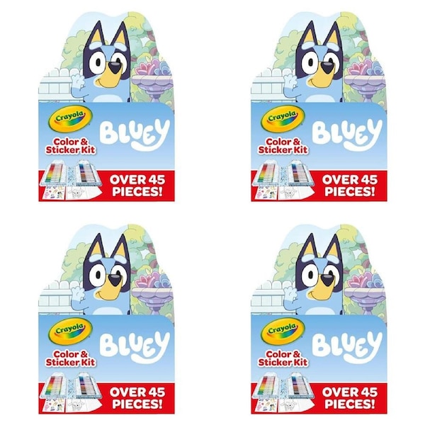 4PK Crayola Color & Sticker Art & Craft Kit Markers/Pages/Stickers ...