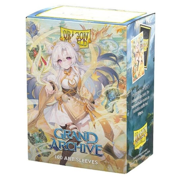 Dragon Shield Grand Archive Guo Jia Heavens Favored Matte Art Sleeves 100 Pack