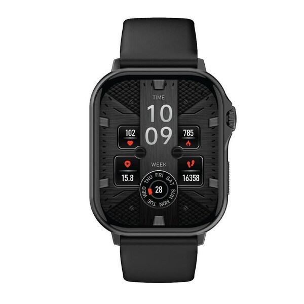 V-Fitness GPS Smart Watch 2.1 Inch AMOLED Display Waterproof Tracker Black