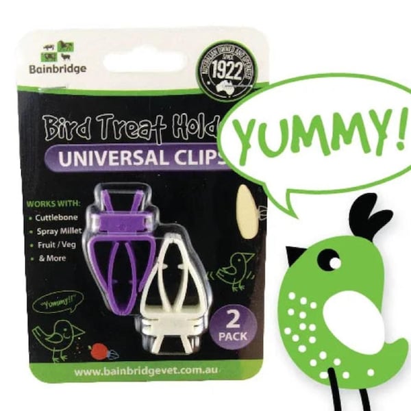 Bird Treat Clips Universal 2pk