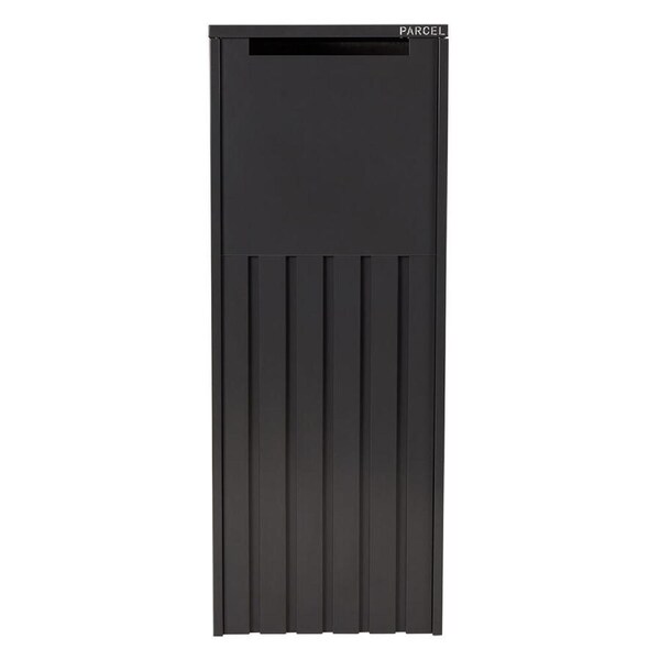 Northcote Pottery Empire Parcel Grey Letterbox with Top Lid Parcel Door