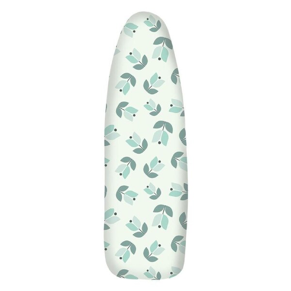 Hills Reversible Green Floral Med/Large Ironing Board Cover w/ 7mm Padding