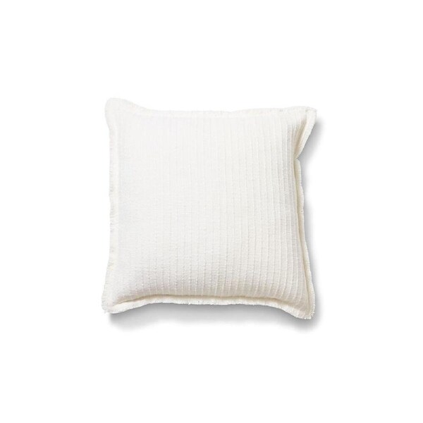 E Style Houston Square Sofa Cushion Soft Pillow Home Decor 50x50cm White