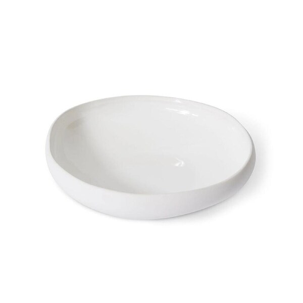 E Style Ceramic Nakano Bowl Home Tabletop/Shelf Dining Decor 35x9cm White