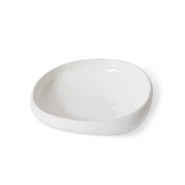 E Style Ceramic Nakano Bowl Home Tabletop/Shelf Dining Decor 28x7cm White