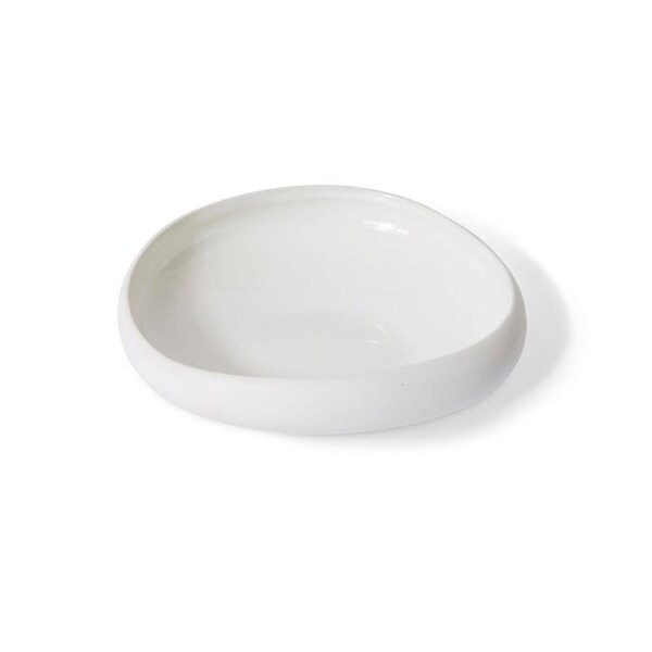 E Style Ceramic Nakano Bowl Home Tabletop/Shelf Dining Decor 21x6cm White