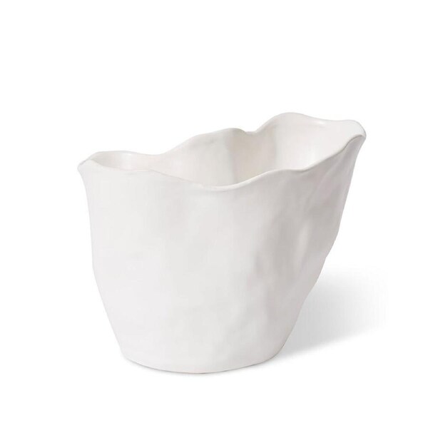 E Style Ceramic Kerry Flower/Plant Vase Home/Office Table Decor 27x20cm White