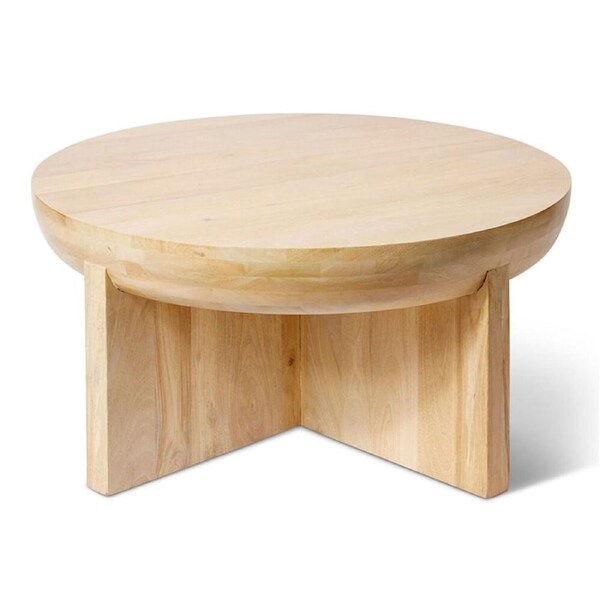 E Style Seth Coffee Table Mango Wood Home/Room Furniture 100x45cm Natural