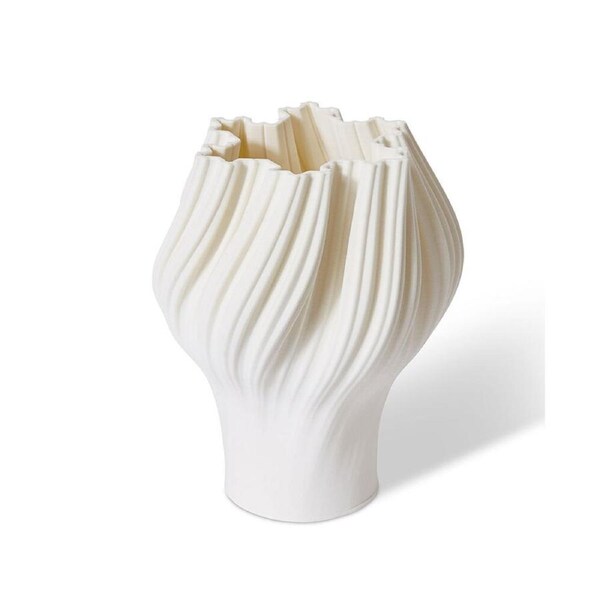 E Style Porcelain Avalon Vase Plant Vase Home Table Decor 20x30cm White