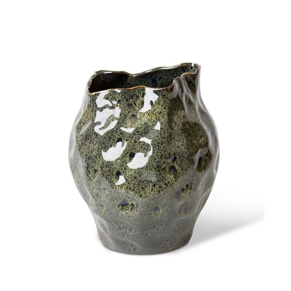 E Style Ceramic Julia Round Vase Plant Vase Home Table Decor 28x31cm Green