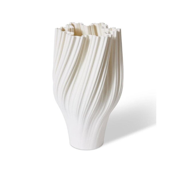 E Style Porcelain Avalon Vase Plant Vase Home Table Decor 26x38cm White