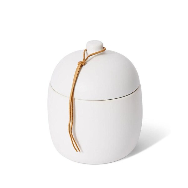 E Style Ceramic Nakano Canister Plant Vase Home Table Decor 13x15cm White