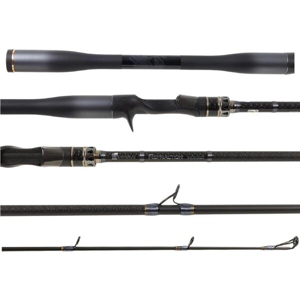 Samurai Refraction Carbon Fishing Rod Swim Bait 7ft 6in 1 Piece 15-30lb 10- 150g
