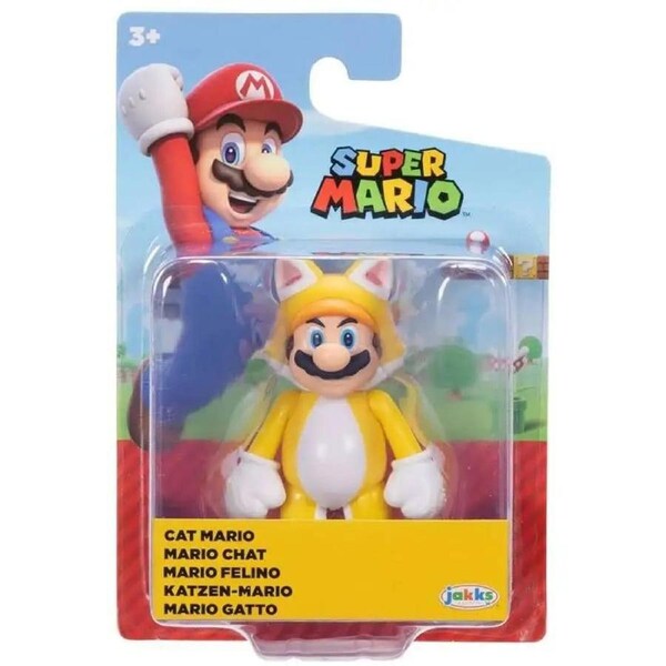 World of Nintendo Wave 50 Super Mario Cat Mario 2.5 Inch Figure