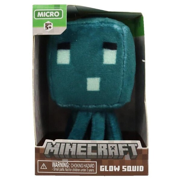 Minecraft Glow Squid Micro Plush
