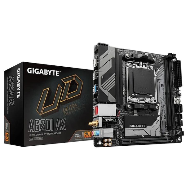 Gigabyte A620I AX AM5 mini-ITX Motherboard (A620I AX)