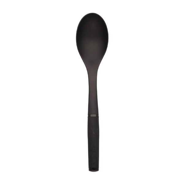 KitchenAid Nylon Soft Touch 34cm Basting Spoon Cooking Utensil Heat Resistant BK