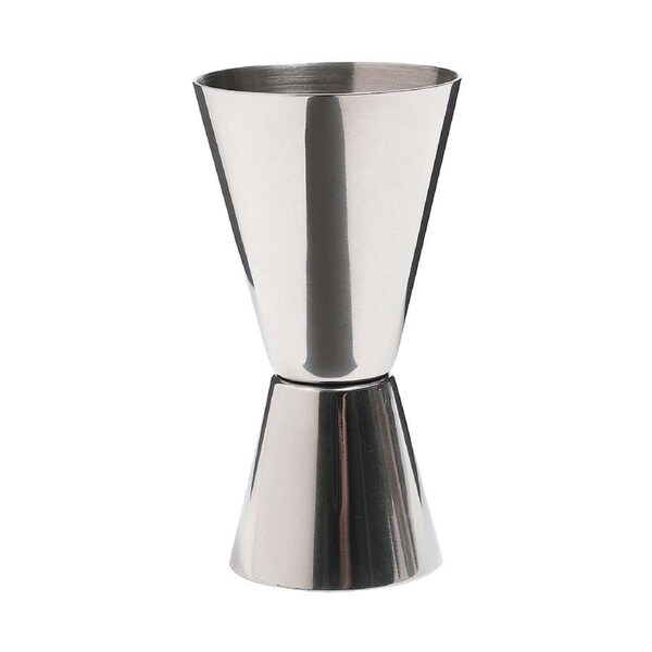 Barcraft Stainless Steel Double 25/50ml Cocktail/Martini Jigger Spirit Pourer