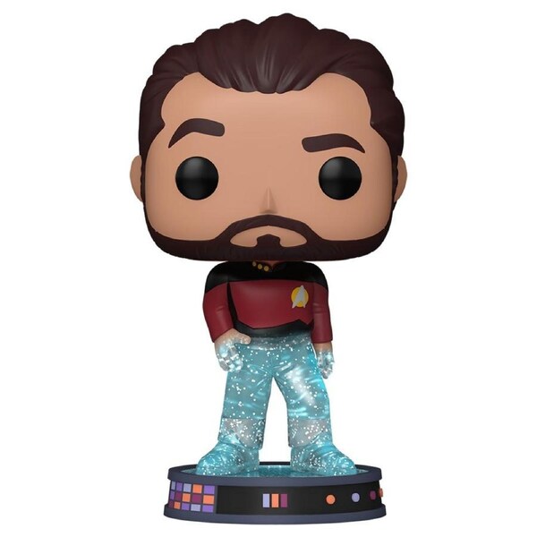 Star Trek: The Next Generation - Commander Riker in Transporter Plus Pop! Vinyl Figure
