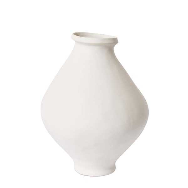 E Style Otto Ceramic Flower Vase Centerpiece Indoor Home Decor 40cm White