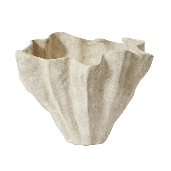 E Style Genkei Porcelain Decorative Bowl Succulent Plant Pot Decor 42cm Brown