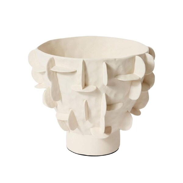 E Style Adora Vessel Porcelain Flower Vase Centerpiece Home Decor 33cm Ivory