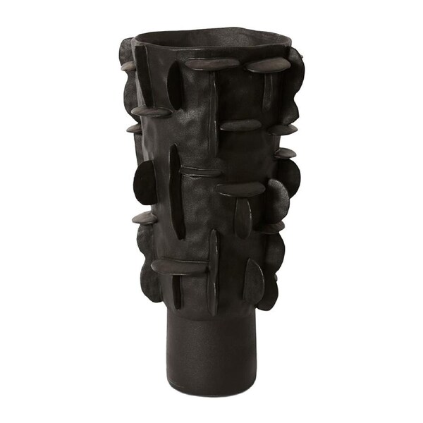 E Style Adora Tall Vessel Porcelain Flower Vase Indoor Home Decor 50cm Black