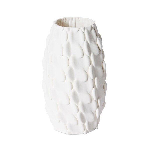 E Style Maisha Vessel Porcelain Flower Vase Centerpiece Home Decor 30cm Ivory