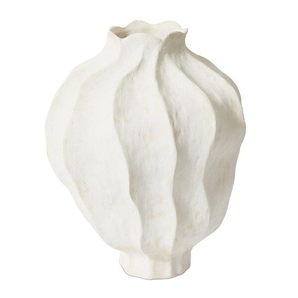 E Style Issey Vessel Porcelain Flower Vase Centerpiece Home Decor 37cm White