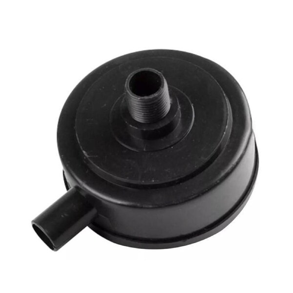 2 Pcs Compressor Male Threaded 20Mm Air Intake Silencer Filter Black Shell