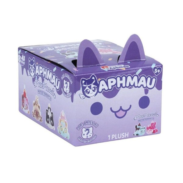 Aphmau Mystery Meemeows 6 In Plush Toy Ice-Cream Assorted Kids/Children 5y+