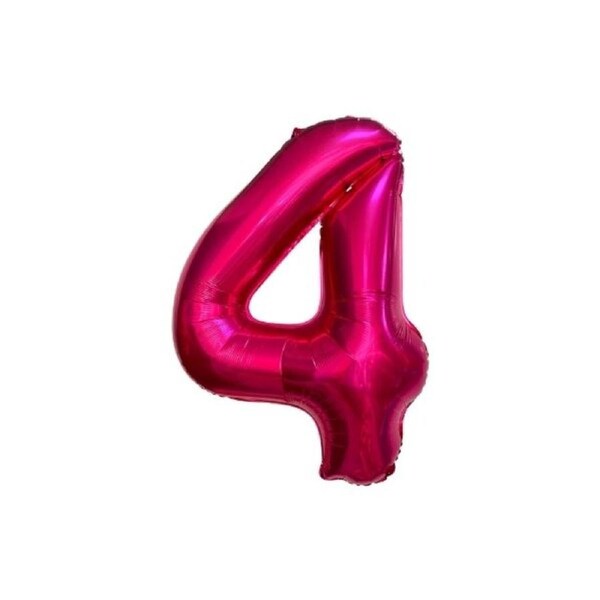 34 Inch Pink Balloon Number 4