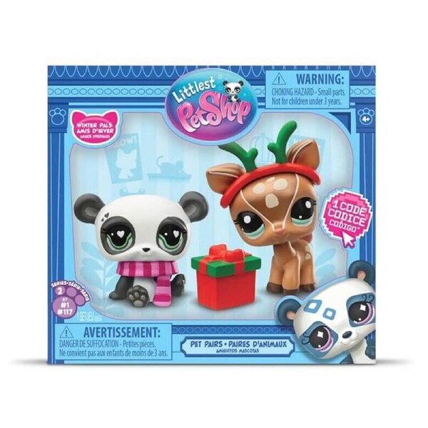 Littlest Pet Shop Pet Pairs Winter Pals Animal Figures Holiday Ed Kids 4y+