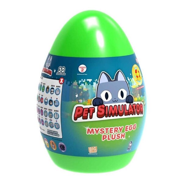 Pet Simulator Mystery Egg 6 In Plush Soft Toy S2 Assorted Kids/Children 0y+