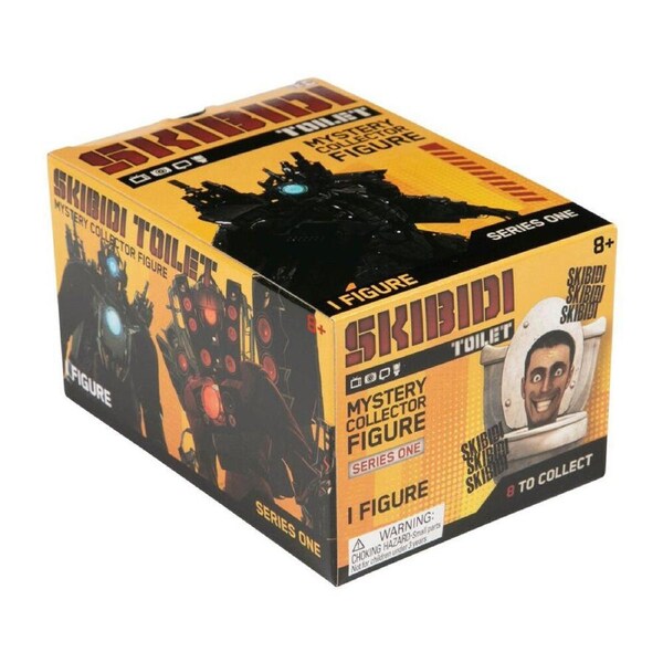 Skibidi Toilet Plastic Mystery Collector Action Figure Toy 8x7cm Kids 8y+